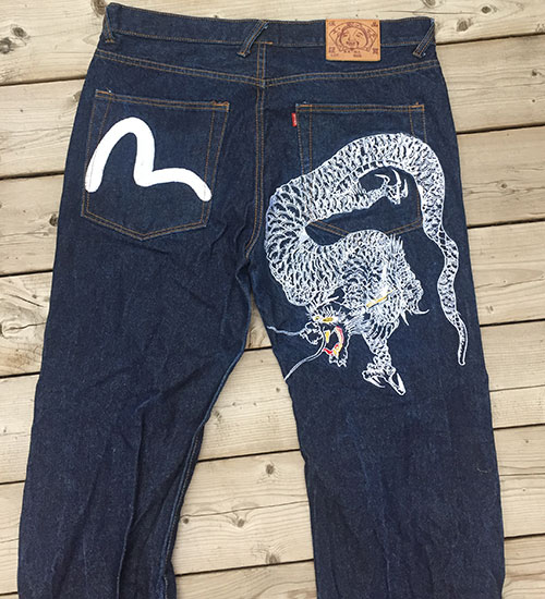 Джинсы из Японии Evisu